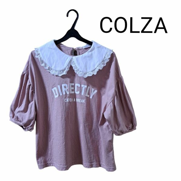 【COLZA】コルザ 襟付き 半袖Tシャツ レディース Mサイズ