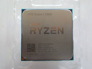 AMD RYZEN　３２００G　中古動作品　未使用クーラー付き　おまけでメモリー４G×２付けます