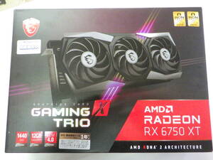 MSI　AMD　RADEON　RX6750XT　GAMING　X　TRIO　中古動作品　付属品あり