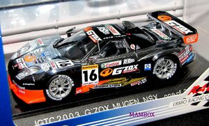 【Ma】EB☆1/43 43460 G`ZOX MUGEN 無限 NSX #16 JGTC 2003 ブラック 2640台限定