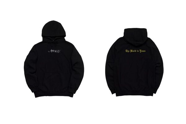中古 awake パーカー XL 黒