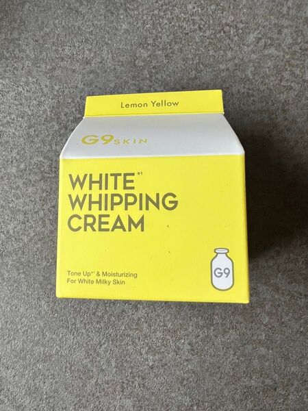 * 【新品】化粧下地 シカCICA「G9 SKIN WHITE WHIPPING CREAM LEMON YELLOW 50g」