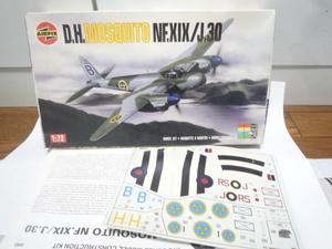 部品取り Airfix 1/72 Mosquito NF.19/J.30