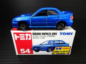 トミカ　54　スバル インプレッサ WRX