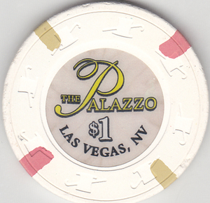 世界のカジノチップ【THE PALAZZO $1】ラスベガス