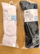 ☆未使用！スクールソックス 24 ～ 26cm☆2足組×2セット 計4足セット☆白 白色 紺 紺色☆25cm 靴下☆イオン　トップバリュ☆ハイソックス_画像6