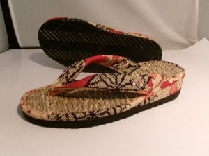  быстрое решение LL размер (24,5cm) женщина zori сандалии сэтта 7 остров .. использование женский zori сандалии сэтта красный цвет женский kalipso более того .ikiiki здоровье сандалии 