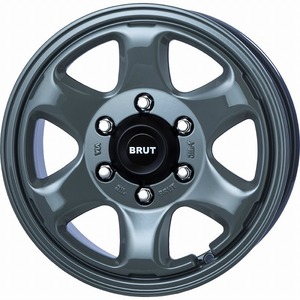 BRUT ホイール BR-44 コンクリート 16インチ×6.5J ＋38 6H139.7 ハイエース200系専用