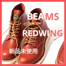 ☆最高貴重 新品デッドストック BEAMS別注 半円犬タグ レッドウィング 9872アイリッシュセッター8.5D ビームス 8166 9876 875 8875 金刺繍_画像1