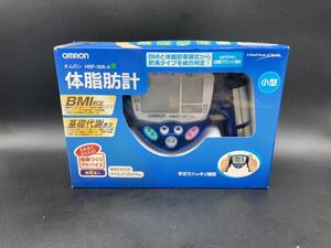  used beautiful goods almost unused OMRON Omron body fat meter operation verification settled HBF-306-A box scratch equipped 