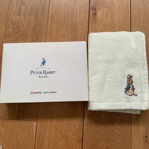 三菱UFJ信託銀行 ピーターラビット フェイスタオル オリジナル 無撚糸フェイスタオル PETER RABBIT タオル 