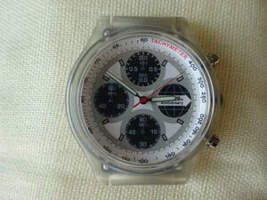 HONDA ホンダ CIVIC 25th Anniversary 25周年記念 クロノグラフ腕時計 VD55-6060 動作品 ベルトなし 希少レア 