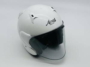 Arai アライ SZ-G グラスホワイト SZG 白 ジェットヘルメット Lサイズ