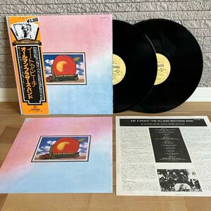 ほぼ新品 NM◆帯付き LP◆The Allman Brothers Band(オールマン・ブラザーズ・バンド)「Eat A Peach」◆1979年 VIP-5081/2◆ROCK