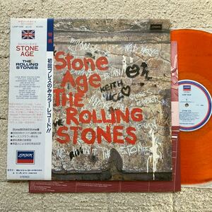 初回カラー盤◆極美盤 NM◆帯付き LP◆The Rolling Stones (ローリング・ストーンズ)「Stone Age(ストーン・エイジ)」◆1982年 L20P1029