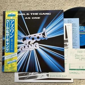 美盤 NM◆帯付き LP◆KOOL & THE GANG (クール＆ザ・ギャング)「AS ONE (～愛でHI、恋でHO～) 」◆1982年 25AP 2409◆Soul Funk Disco