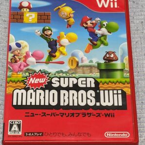 Wiiソフト NewスーパーマリオブラザーズWii 中古