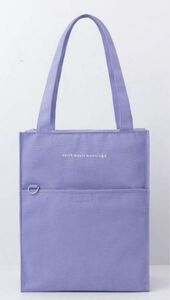 earth music＆ecologyイベントトートバッグBOOK PURPLE