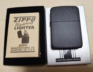 新品 ZIPPO 1941レプリカ 2001年 復刻初年度モデル ブラッククラックル 激レア