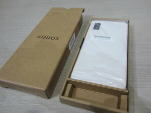 【未使用品】AQUOS wish3 A302SH ホワイト アンドロイドスマホ本体 利用制限〇