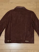 ルイスレザー Lewis Leathers ウエスタンジャケット WESTERN JACKET 988 スウェード 38 茶色 ブラウン レザー 本革 ライダース ウエスタン_画像3