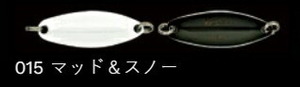 ノリーズ 鱒玄人ウィーパー 015/マッド＆スノー 1.2g ルアー スプーン 疑似餌 トラウト マス 釣具 釣り フィッシング