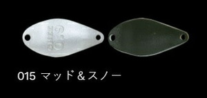 ノリーズ 鱒玄人ギー 015/マッド＆スノー 20mm 0.9g ルアー スプーン 疑似餌 トラウト マス 釣具 釣り フィッシング