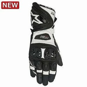 アルパインスターズ Alpinestars SUPERTECH GLOVE レザーグローブ レーシンググローブ グローブ 12 ブラック ホワイト Mサイズ