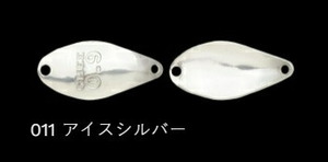 ノリーズ 鱒玄人ギー 011/アイスシルバー 20mm 0.5g ルアー スプーン 疑似餌 トラウト マス 釣具 釣り フィッシング