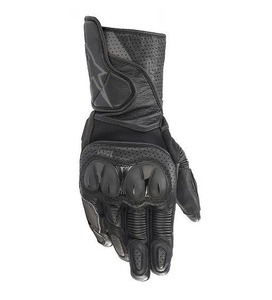 アルパインスターズ SP-2 V3 GLOVE レザーグローブ ブラック/アントラシット 2XL バイク ツーリング 手袋 スマホ対応