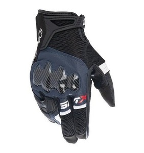アルパインスターズ SMX-R GLOVE ASIA グローブ ブラック/ダークブルー/ホワイト M バイク ツーリング メッシュ 手袋 スマホ対応