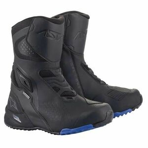 アルパインスターズ RT-8 GORE-TEX BOOTS ライディング ブーツ ブラック/ブルー 40/25.5cm 靴 クッション 防水 スポーツ アルパイン