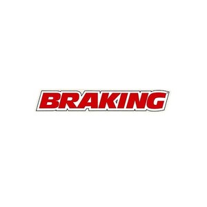 BRAKING BG50-0020 ステッカー レッド Sサイズ(13cm) バイク シール アクセサリー