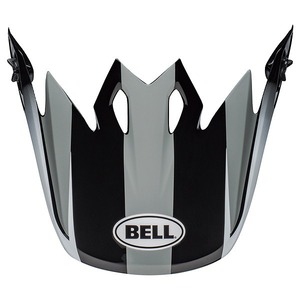 BELL 7111399 MX-9 MIPS バイザー ダッシュ グロスグレー/ブラック/ホワイト バイク ヘルメット 補修 パーツ