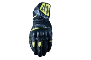 FIVE RFX SPORT レーシンググローブ ブラック フロー イエロー XLサイズ バイク レーサー 手袋