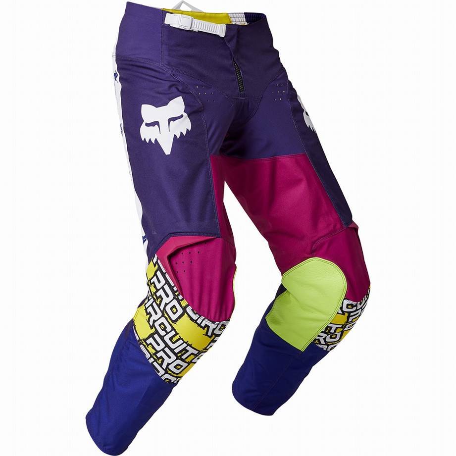 FOX 30854-059-32 180パンツ プロサーキット ホワイト/ブルー 32インチ ロングパンツ ズボン バイクウェア ダートフリーク