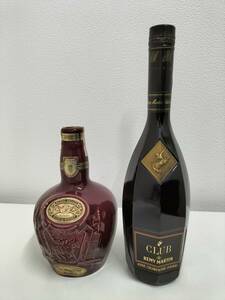 ROYAL SALUTE 21年 CLUB de REMY MARTIN　40％ 　液漏れ品　栓折れ品　NO472.473　