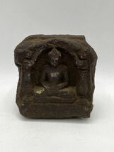 石仏 ガンダーラ 仏像 置物 仏教美術 仏教工芸品 ミニチュア_画像1