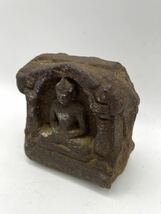 石仏 ガンダーラ 仏像 置物 仏教美術 仏教工芸品 ミニチュア_画像2