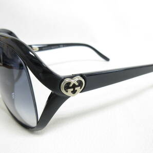 12618◆【SALE】GUCCI グッチ GGハート GG 3525/K/S D28JJ 62□13 120 ブラック MADE IN ITALY 中古 USEDの画像2