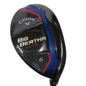 24K071 5G5 Callaway キャロウェイ BIG BERTHA BETA 6H 25°FLEX：R ヘッドカバー付き 中古 