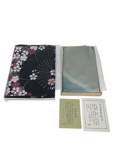 24R039 1 furoshiki book@. tree .*..... have job *. after crepe-de-chine 2 point set parcel cloth kimono Japanese clothes kimono small articles secondhand goods 