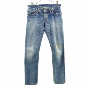 ヒステリックグラマー キンキージーンズ ボタンフライ ストレート デニムパンツ S HYSTERIC GLAMOUR KINKY JEANS レディース 240216