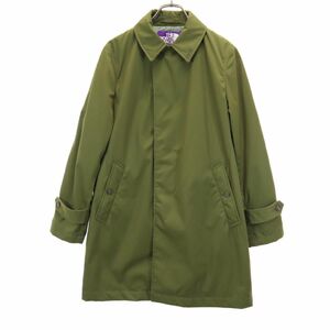 ノースフェイス NY2754N パープルレーベル アウトドア プリマロフト ステンカラーコート S カーキ THE NORTH FACE 薄中綿入 メンズ 240202