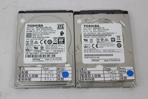 TOSHIBA MQ01ABD100 MQ04ABF100 1TB 2.5 HDD SATA 動作品 2個セット☆