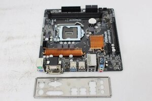 ASRock H110M-DVS LGA1151 MicroATX マザーボード☆