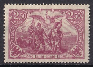 1920年ドイツ帝国 南北ドイツの統一 2.50Mark (NG)