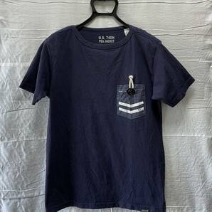 Schott 740N PEA JACKET-TEE ショット 740N Pコート Tシャツ Mサイズ 上野商会の画像2