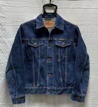 OLD BOBSON Denim Jacket 日本製 ビンテージ ボブソン デニムジャケット 34 Lot 230 背中にロゴ刺繍入り 国産ビンテージ 昭和_画像2