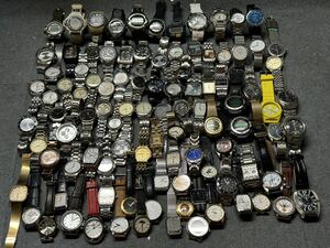 1円〜ジャンク腕時計/ 腕時計大量100点！まとめ売り メンズ レディース腕時計 SEIKO / CITIZEN / CASIO 他 クォーツ ソーラー などNo.1